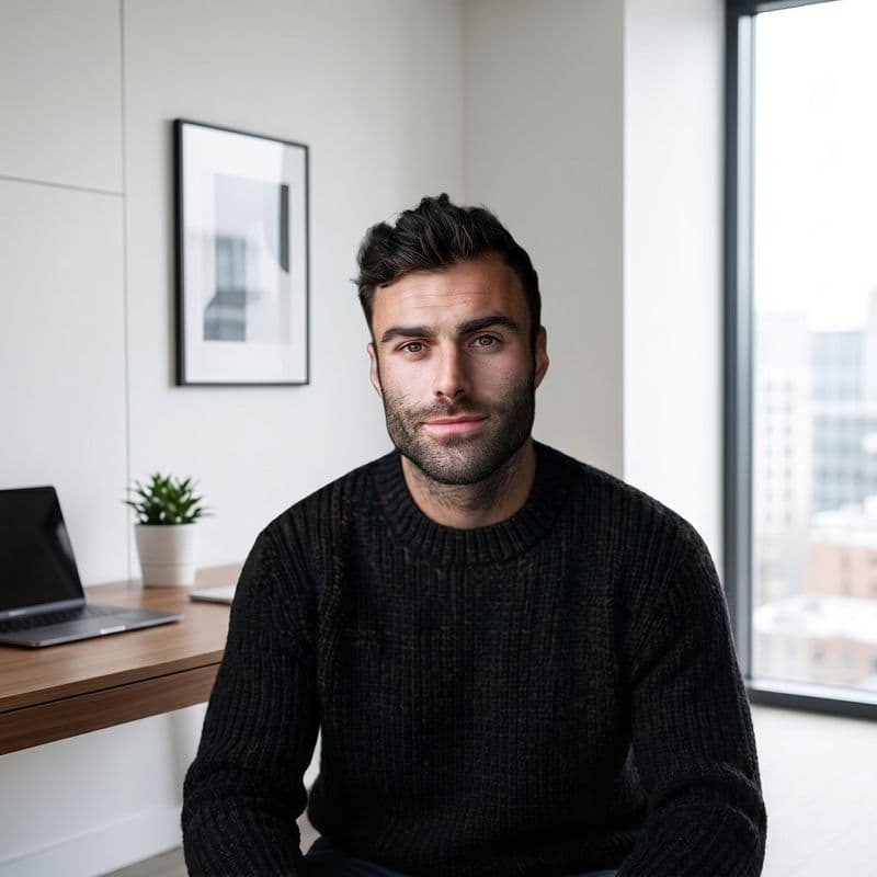 Entrepreneur AI-generated profile photo